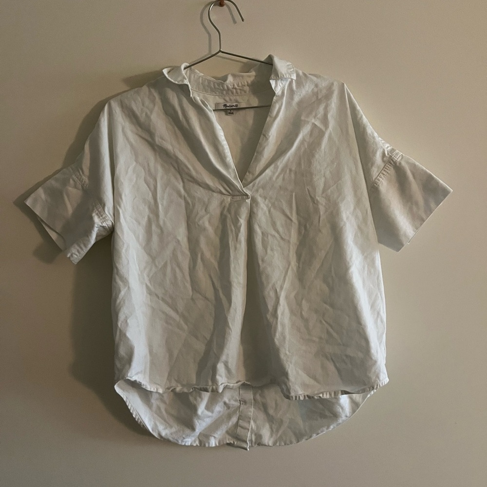 Madewell Courier Button Back Women's Top